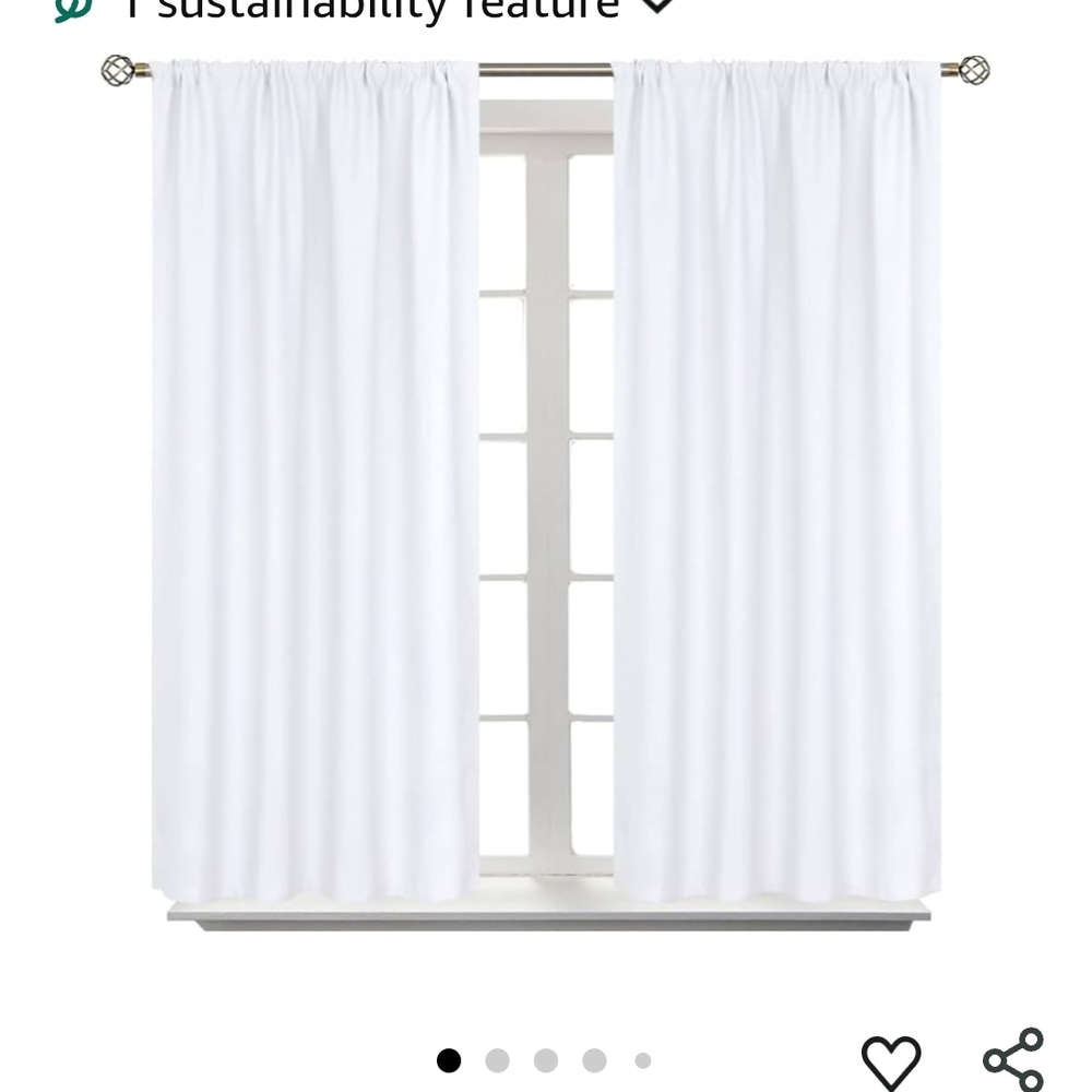 Classic White Drapes for Home Decor